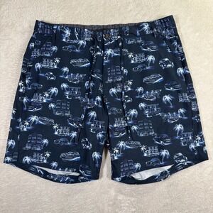 Robert Graham Beach To Bar Shorts Mens Sz 40 Blue Culture Trip Woven Performance